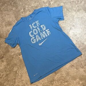 Nike Light Blue 'Ice Cold Game' Tee